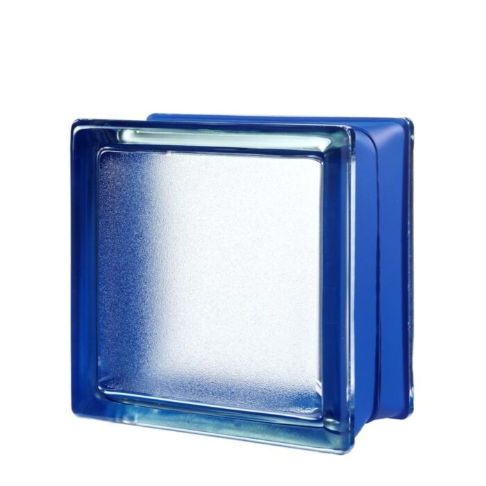 Luxfera Glassblocks MiniGlass modrá 15x15x8 cm sklo MGSBLU