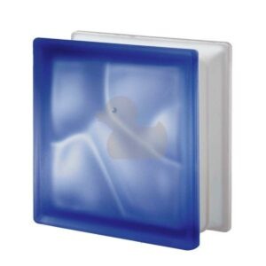 Luxfera Glassblocks blue 19x19x8 cm mat 1908WBLUE2S