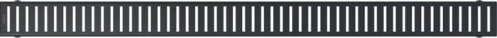 Rošt Alca 65 cm nerez černá mat zebra PURE-650BLACK