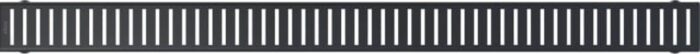 Rošt Alca 75 cm nerez černá mat zebra PURE-750BLACK