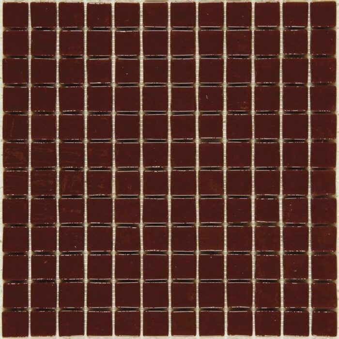 Skleněná mozaika Mosavit Monocolores marron 30x30 cm lesk MC801