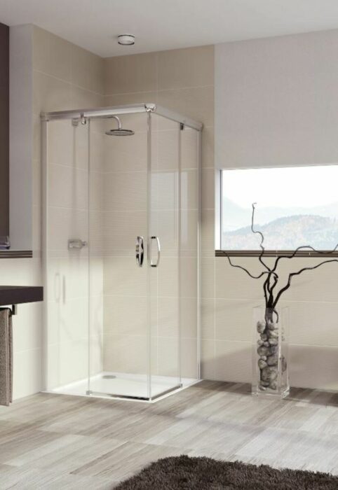Sprchové dveře 90x75 cm Huppe Aura elegance 401311.092.322