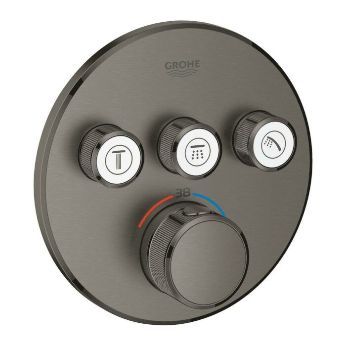 Termostat Grohe Smart Control s termostatickou baterií Brushed Hard Graphite 29121AL0