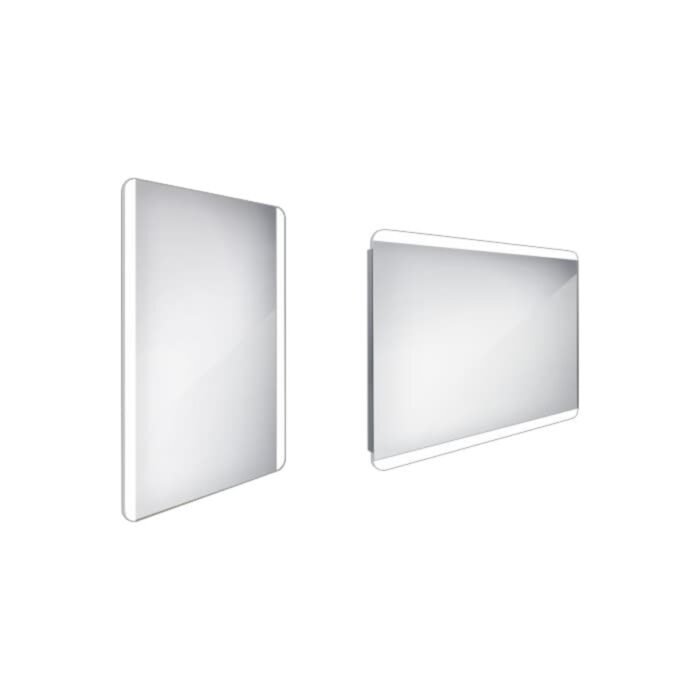 Zrcadlo bez vypínače Nimco 70x50 cm hliník ZP 17001