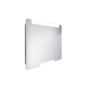 Zrcadlo bez vypínače Nimco 80x70 cm hliník ZP 22003