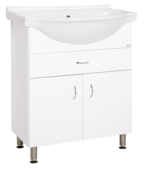 Koupelnová skříňka s umyvadlem Keramia Pro 70x56 cm bílá PRO70Z