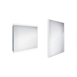 Zrcadlo bez vypínače Nimco 70x90 cm hliník ZP 12019