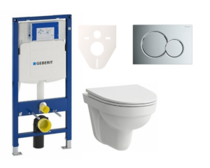 Cenově zvýhodněný závěsný WC set Geberit do lehkých stěn / předstěnová montáž+ WC Laufen Laufen Pro Nordic SIKOGES3H2