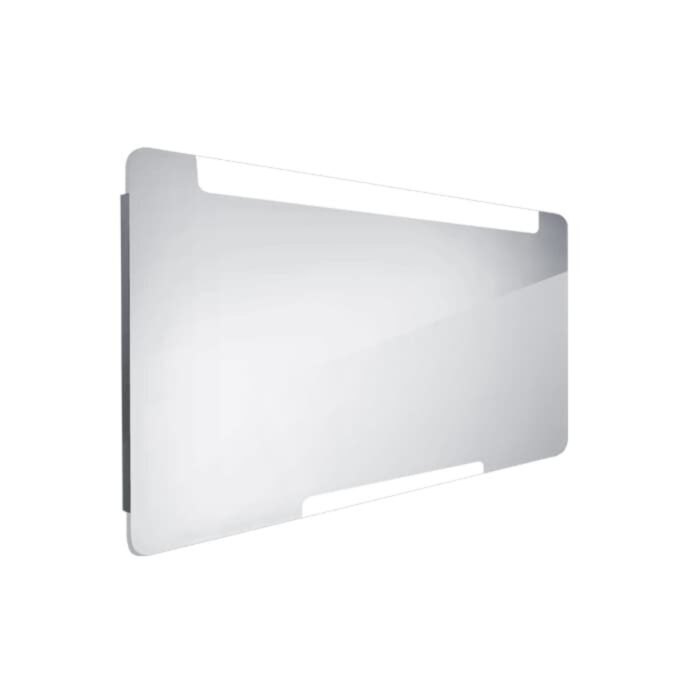Zrcadlo bez vypínače Nimco 140x70 cm hliník ZP 22008