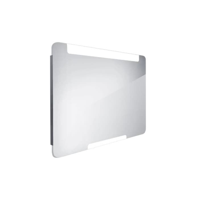 Zrcadlo bez vypínače Nimco 90x70 cm hliník ZP 22019