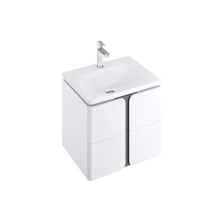 Koupelnová skříňka pod desku Ravak Balance 50x50x46 cm Bílá lesk X000001365