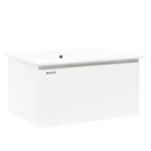 Koupelnová skříňka s umyvadlem Naturel Ancona 100x45x46 cm bílá ANCONA2100DVB
