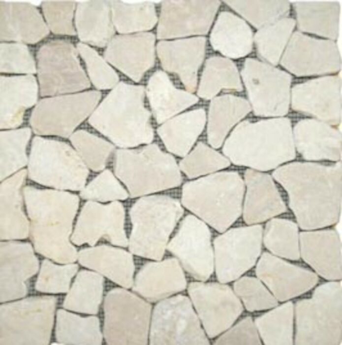 Kamenná mozaika Premium Mosaic Stone béžová 30x30 cm mat STMOSCRW